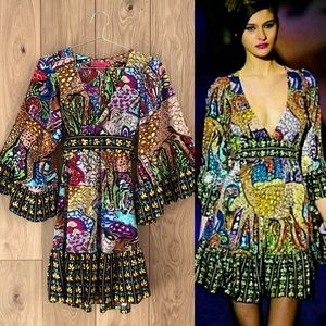 Vintage Betsey Johnson Bambi Mini Dress Sz 2
